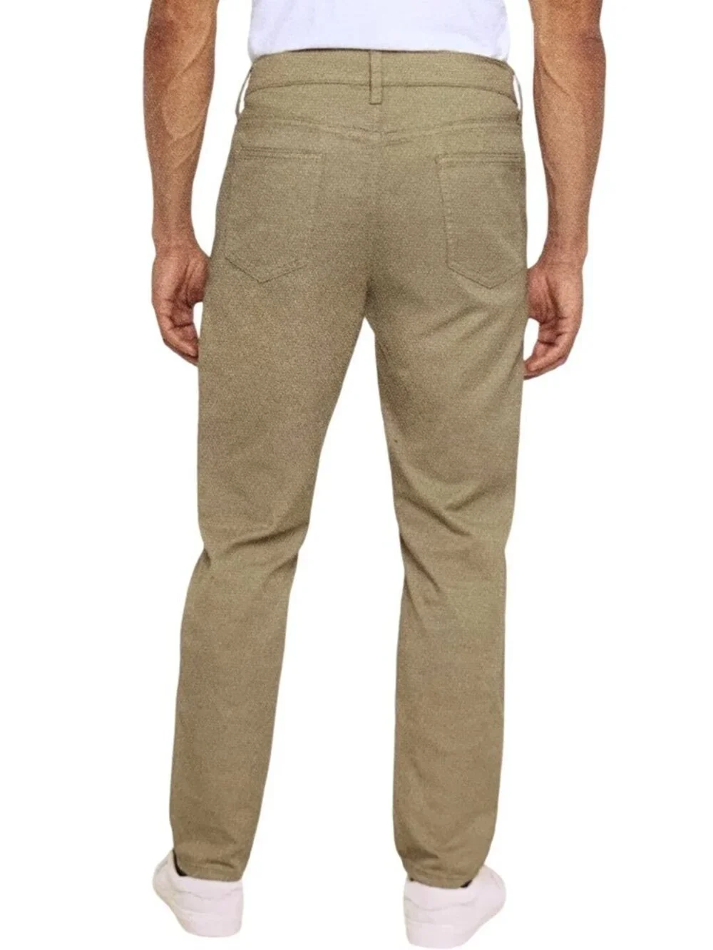 NWT Banana Republic 5 Pocket Men's 34x32 Beige Slim Fit Chino Pants